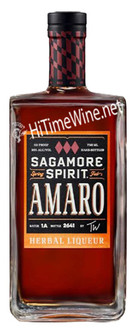 PICTURE OF SAGAMORE SPIRIT AMARO HERB LIQUEUR; 30%, 750 MILLILITER BOTTLE (SPECIAL ORDER 1 WEEK ON AVAILABILITY)