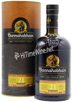 Picture of BUNNAHABHAIN 21 YEAR PX 53.6% 700ML ISLAY SINGLE MALT SCOTCH WHISKY