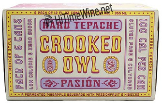 Picture of CROOKED OWL ORGINAL PASION TEPACHE 5% ABV 6 PACK 12oz CANS