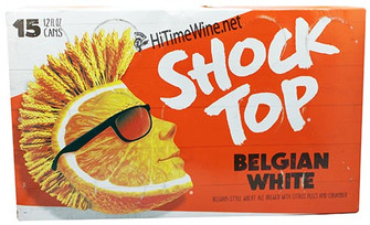 Picture of SHOCK TOP BELGIAN STYLE WHITE ALE 5.2% ABV 12 PACK 12oz BOTTLES