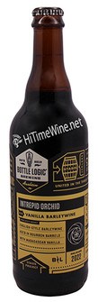 PICTURE OF BOTTLE LOGIC BREWING, INTREPID ORCHID VANILLA BARLEYWINE; 11.2% ALCOHOL BY VOLUME, SINGLE 500 MILLILITER BOTTLE