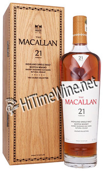 PICTURE OF MACALLAN 21 YEAR COLOUR COLLECTION; 700 MILLILITER BOTTLE; HIGHLAND SINGLE MALT SCOTCH WHISKY (ALLOW 3 WEEKS)