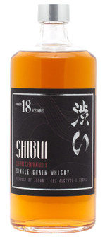 SHIBUI 18YR SHERRY CASK WHISKY 40% 750ML JAPANESE WHISKY