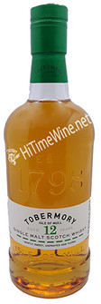 picture of TOBERMORY 12 YEAR, 46.3%, 750 MILLILITER BOTTLE; ISLE OF MULL SINGLE MALT SCOTCH WHISKY; GENTLY SWEET, UNPEATED AND FLORAL