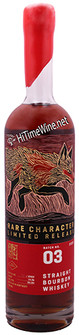 PICTURE OF RARE CHARACTER BATCH NO.03 STRAIGHT BOURBON WHISKEY; 57.18%; 750 MILLILITER BOTTTLE