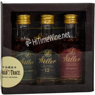 Picture of WELLER 3PK 25ML GIFT PACK SPECIAL RESERVE; 12YR & 107; KENTUCKY STRAIGHT BOURBON WHISKEY