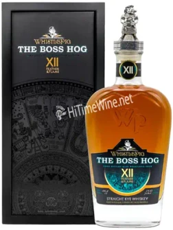 Picture of WHISTLEPIG BOSS HOG XII FEATHER & FLAME 53.6% STRAIGHT RYE WHISKEY AGED IN PULQUE CURADO DE CACAO BARRELS