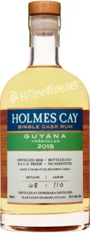 Picture of HOLMES CAY GUYANA 5YR 2018 55% EX-BOURBON CASKS SINGLE CASK RUM; BOTTLED 2023; DISTILLED AT DIAMOND DISTILLER