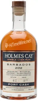 Picture of HOLMES CAY BARBADOS 9YR 2012 55% EX-BOURBON & PORT CASKS; SINGLE CASK RUM; BOTTLED 2023