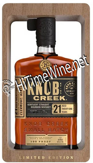 PICTURE OF KNOB CREEK 21 YEAR; 50%; 750 MILLILITER BOTTLE; KENTUCKY STRAIGHT BOURBON WHISKEY