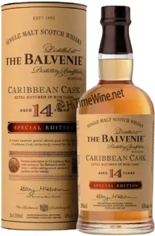 Picture of BALVENIE 14YR CARIBBEAN CASK 200ML SINGLE MALT SCOTCH WHISKY
