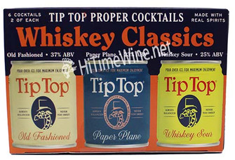 Picture of TIP TOP WHISKEY CLASSICS 6 PACK 100ml CANS