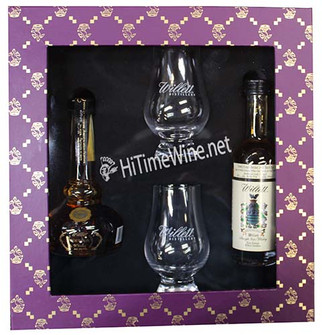 Picture of WILLET BOURBON/RYE MINI GIFT SET WITH GLASSES KENTUCKY STRAIGHT BOURBON & RYE WHISKEY