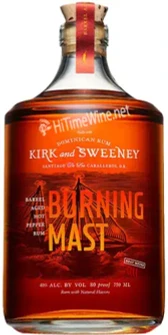 Picture of KIRK AND SWEENEY BURNING MAST BARREL AGED HOT PEPPER RUM 40% 750ML DOMINICAN