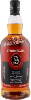 Picture of SPRINGBANK 10YR FINO CASK 55% 2026 700ML CAMPBELTOWN SINGLE MALT SCOTCH WHISKY