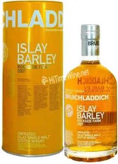 Picture of BRUICHLADDICH 2007 ISLAY BARLEY ROCKSIDE FARM 50% 700ML ISLAY SINGLE MALT SCOTCH WHISKY