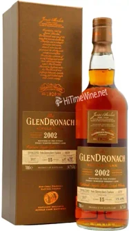 Picture of GLENDRONACH SINGLE CASK 15YR 2002 54.7% #4648 700ML PEDRO XIMENEZ SHERRY PUNCHEON; HIGHLAND SINGLE MALT SCOTCH WHISKY