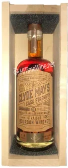 Picture of CLYDE MAYS 10YR CASK STRENGHT 750ML ALABAMA STYLE STRAIGHT BOURBON WHISKEY; DISTILLED IN KENTUCKY