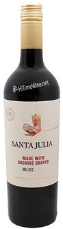 Picture of SANTA JULIA ORGANIC MALBEC 750ml