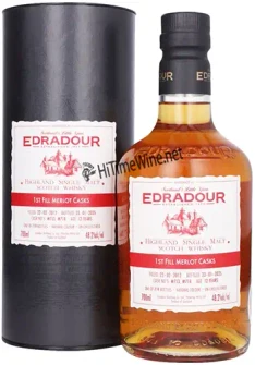 Picture of EDRADOUR 12YR MELOT CASKS 48.2% 700ML D-2012 HIGHLAND SINGLE MALT SCOTCH WHISKY