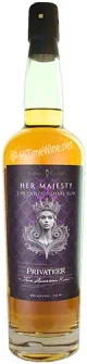 Picture of HER MAJESTY 5YR QUEEN SHARE PRIVATEER RUM 58% 750ML