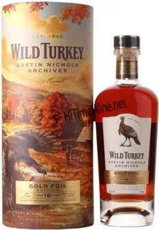 Picture of WILD TURKEY AUSTIN NICHOLS ARCHIVES GOLD FOIL 16YR 60% 750ML KENTUCKY STRAIGHT BOURBON WHISKEY