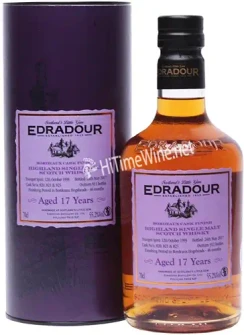 Picture of EDRADOUR 17YR 1999 BORDEAUX CASK FINISH 55.2% 700ML HIGHLAND SINGLE MALT SCOTCH WHISKY