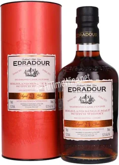 Picture of EDRADOUR 21YR OLOROSO CASK FINISH 52.1% 700ML HIGHLAND SINGLE MALT SCOTCH WHISKY