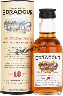 Picture of EDRADOUR 10YR 50ML HIGHLAND SINGLE MALT SCOTCH WHISKY