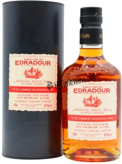 Picture of EDRADOUR 13YR ST. MICHAEL EPPAN CABERNET SAUVIGNON CASK FINISH 48.2% HIGHLAND SINGLE MALT SCOTCH WHISKY