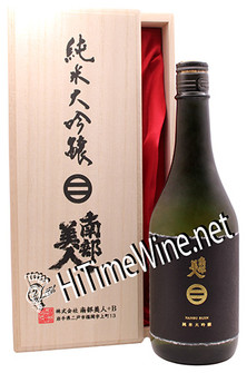 picture of NANBU BIJIN BLACK LABEL JUNMAI DAIGINJO SAKE 720ML