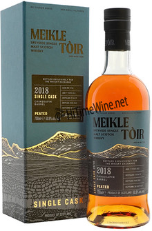 Picture of MEIKLE TOIR 2018 SINGLE CASK CHINQUAPIN VIRGIN OAK BARREL - 7YR PEATED 61.3% 700ML SPEYSIDE SINGLE MALT SCOTCH