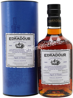 Picture of EDRADOUR 10YR PX SHERRY CASKS 46% 700ML D-2015; B-25; HIGHLAND SINGLE MALT SCOTCH WHISKY