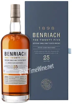 Picture of BENRIACH 25YR 700ML FOUR CASK MATURED - SPEYSIDE SINGLE MALT SCOTCH WHISKY