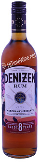 PICTURE OF DENIZEN MERCHANT'S RESERVE RUM; 750 MILLILITER; BLEND OF JAMAICAN AND MARTINIQUE RUMS AGED UP TO 8 YEARS