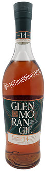 PICTURE OF GLENMORANGIE 14 YEAR; QUINTA RUBAN PORT CASK FINISH SINGLE MALT SCOTCH WHISKY