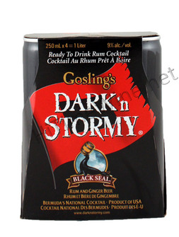 Picture of GOSLING'S DARK&STORMY RTD 4PK 250ML 9%