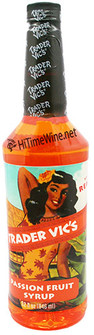 Picture of TRADER VIC PASSION FRUIT SYRUP 1 LITER