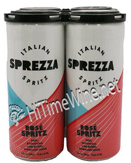 PICTURE OF SPREZZA ROSSO VERO SPRITZ 4 PACK 250 MILLILITER CANS