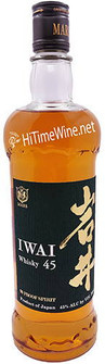 PICTURE OF IWAI 45 JAPANESE WHISKY 40% 750 MILLILITER BOTTLE, MARS DISTILLERY; JAPANESE WHISKY; Mars Shinshu in Nagano, Japan