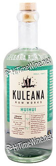 PICTURE OF KULEANA RUM WORKS HUIHUI WHITE RUM; 750 MILLILITER BOTTLE; 80 PROOF