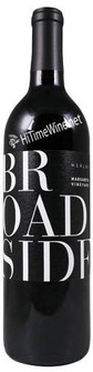 Picture of BROADSIDE MERLOT \\\"MARGARITA\\\" PASO ROBLES 750mL