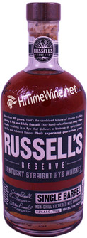 Picture of RUSSELL'S RESERVE STRAIGHT RYE SINGLE BARREL 104PF