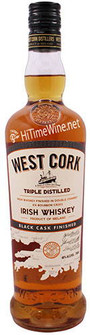 Picture of WEST CORK BLACK RESERVE IRISH WHISKEY 750ML DOUBLE CHARRED