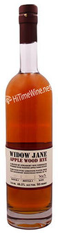 PICTURE OF WIDOW JANE APPLEWOOD RYE; 750 MILLILITER BOTTLE; A BLEND OF STRAIGHT RYE WHISKEYS; BOTTLED IN ROSENDALE, NEW YORK