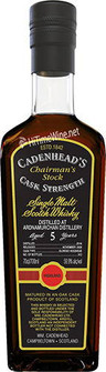 Picture of WM CADENHEAD ARDNAMURCHAN 5YR 59.9% 700ML CHAIRMANS STOCK, CASK STRENGHT - SINGLE MALT SCOTCH WHISKY