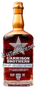 PICTURE OF GARRISON BROTHERS GUADALUPE; 53.5%; 750 MILLILITER BOTTLE; TEXAS STRAIGHT BOURBON WHISKEY - FINISHED IN A PORT CASK