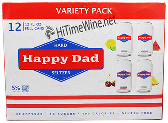 Picture of HAPPY DAD HARD SELTZER VARIETY 12 PACK 12oz CANS