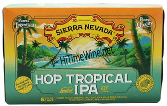 Picture of SIERRA NEVEADA HOP TROPICAL IPA 6.5% ABV 6 PACK SEASONAL 12oz CANS