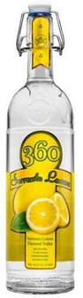 360 SORRENTO LEMON VODKA 750ML EARTH FRIENDLY DISTILLING COMPANY, MISSOURI